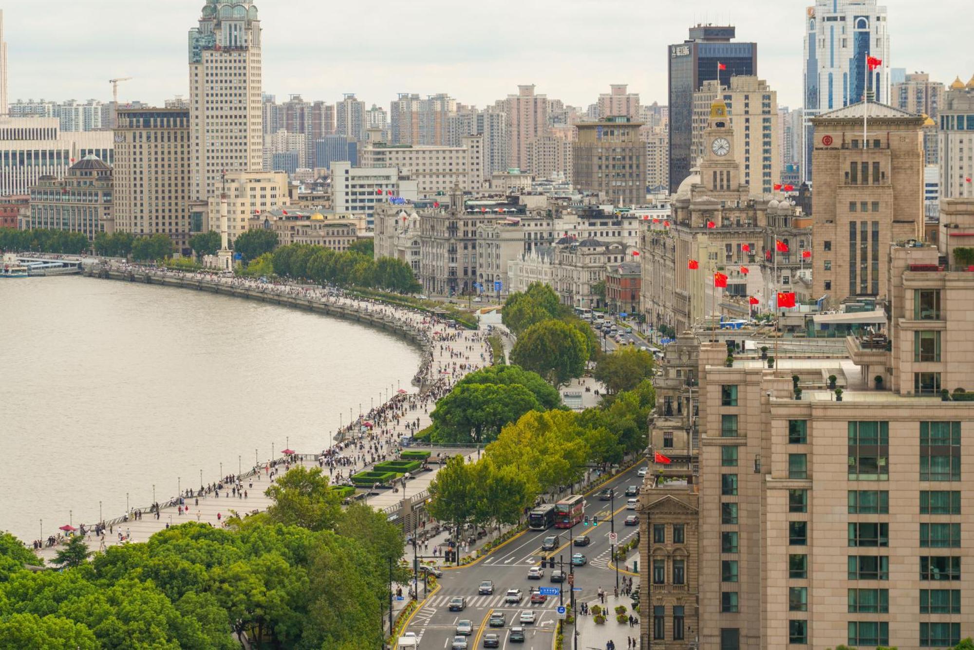 Broadway Mansions Hotel - On The Bund Shanghái Exterior foto