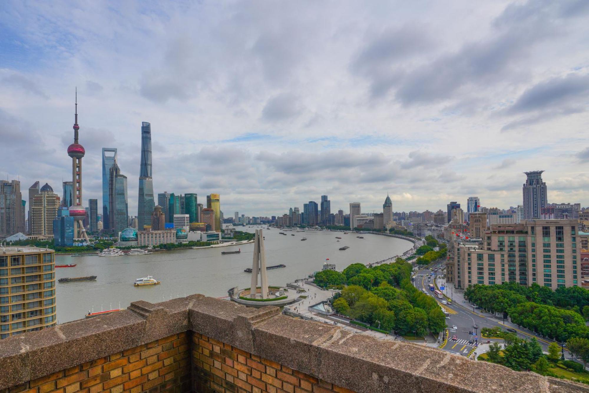 Broadway Mansions Hotel - On The Bund Shanghái Exterior foto